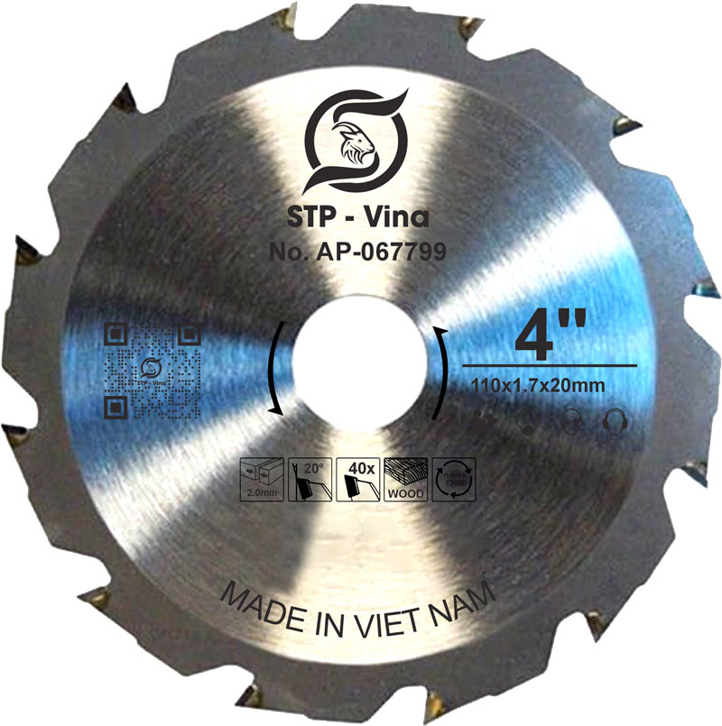 Lưỡi cắt gỗ 110x1.7x20mm